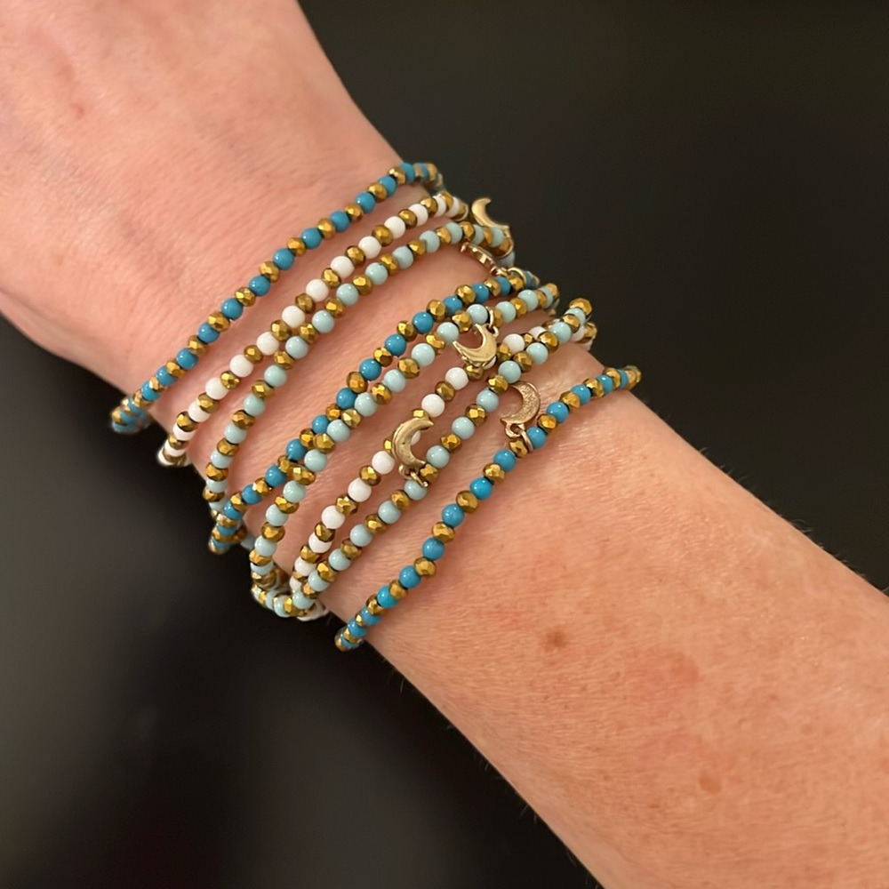 Set of 6 Beaded Bracelets